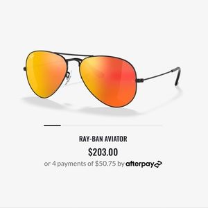 Custom ray-ban aviators